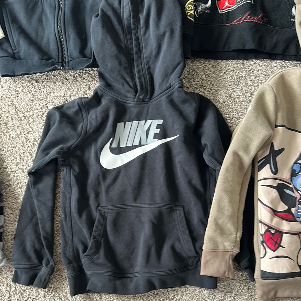 Boys Youth Sweater Hoodies Set Size Medium 7/8 & 10/12 - Picture 4 of 7